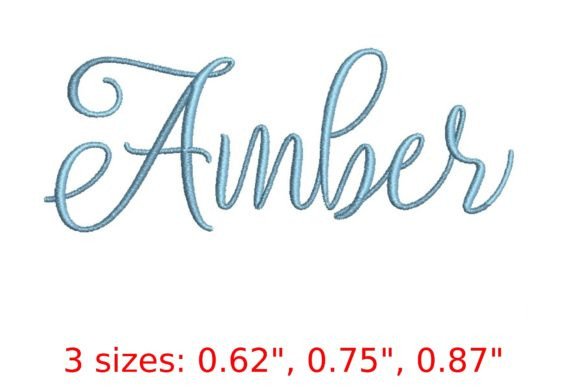 Amber Font: A Thoughtful Script for Handmade Embroidery