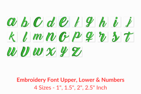 Back to Black Fonts Embroidery Design