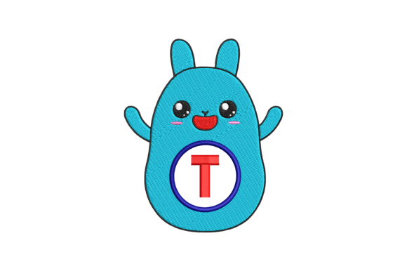 Cute Rabbit Letter T: A Whimsical Touch for Personalized Gifts