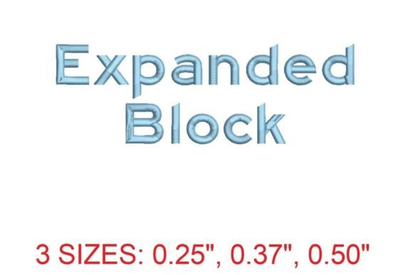 Expanded Block Font: Bold, Modern & Gift-Ready