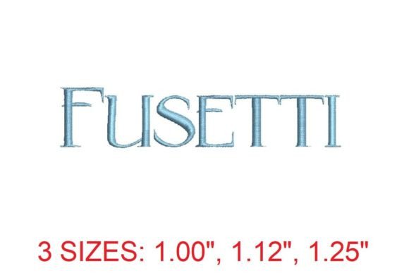 Fusetti Embroidery Font Review