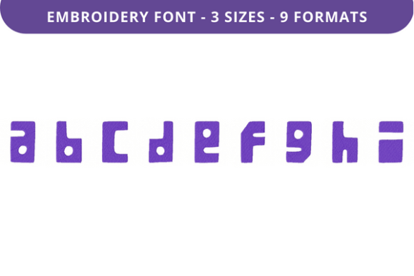 Ghuzag Chest Font Lowercase a to I