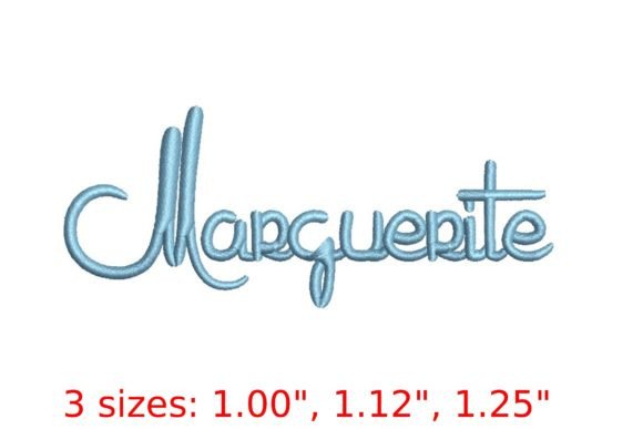 Marginerita Embroidery Font Review