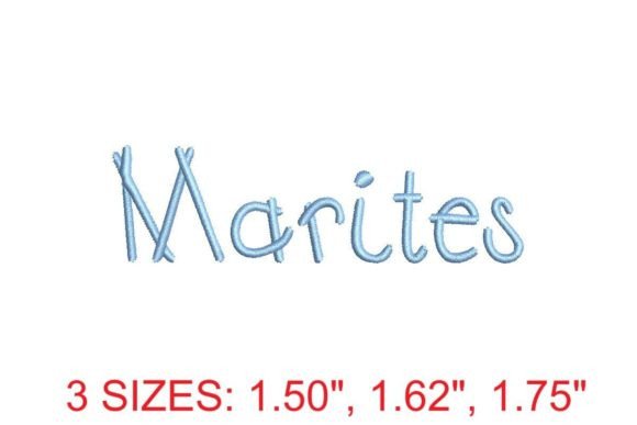 Marites Font: Elegant Embroidery for Boutique Apparel