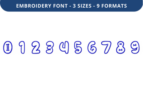 Pop That Bubble Font 0 to 9