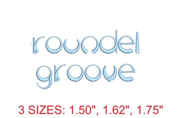 Roundel Groove Embroidery Font Review